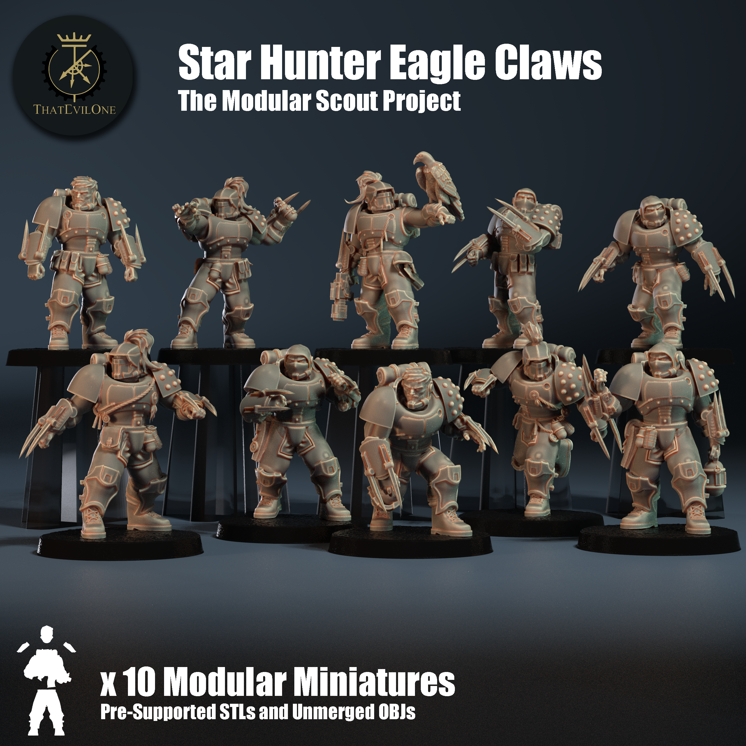 Modular Scout Eagle Claws - Presupported